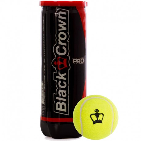 PELOTA BLACK CROWN TUBO X3 PRO