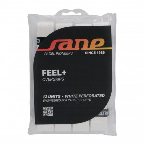 OVERGRIP SANE FEEL+ BLANCO PERFORADO x12
